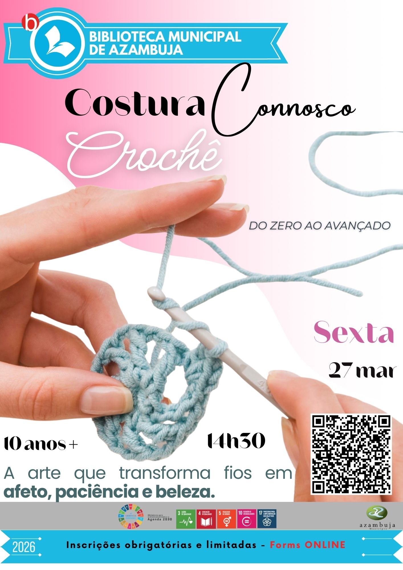 Costura connosco: Crochê, por RBMA